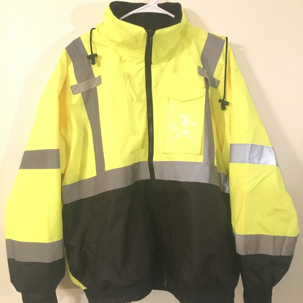 Hi-Vis Radians reflective jacket (ANSI/ISEA rated)